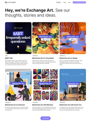 blog.exchange.art link