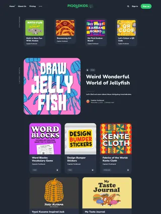 ideas.piqolokids.com link