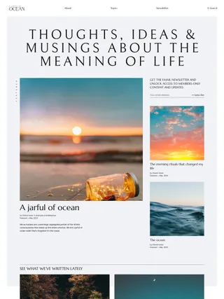 ajarfulofocean.com link