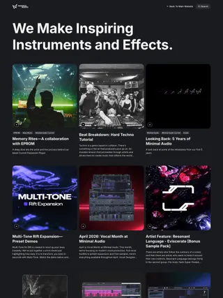 blog.minimal.audio — site built with Basho Ghost theme