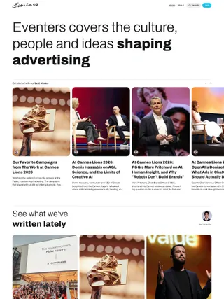 eventers.news — site built with Basho Ghost theme