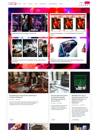 honeysucklemag.com — site built with Shoji Ghost theme