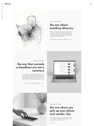 idiovox.net — site built with Ikken Ghost theme