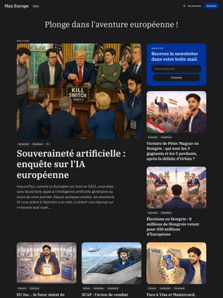 maxeurope.club — site built with Reiro Ghost theme