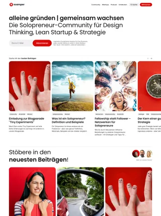 scamper.blog — site built with Basho Ghost theme