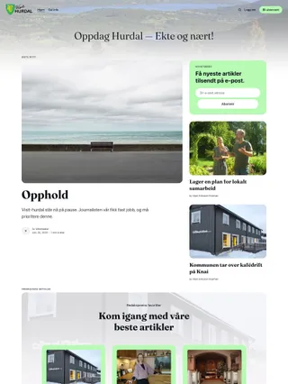 visit-hurdal.no — site built with Reiro Ghost theme