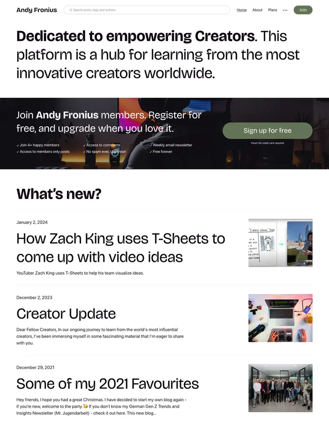 andyfronius.com