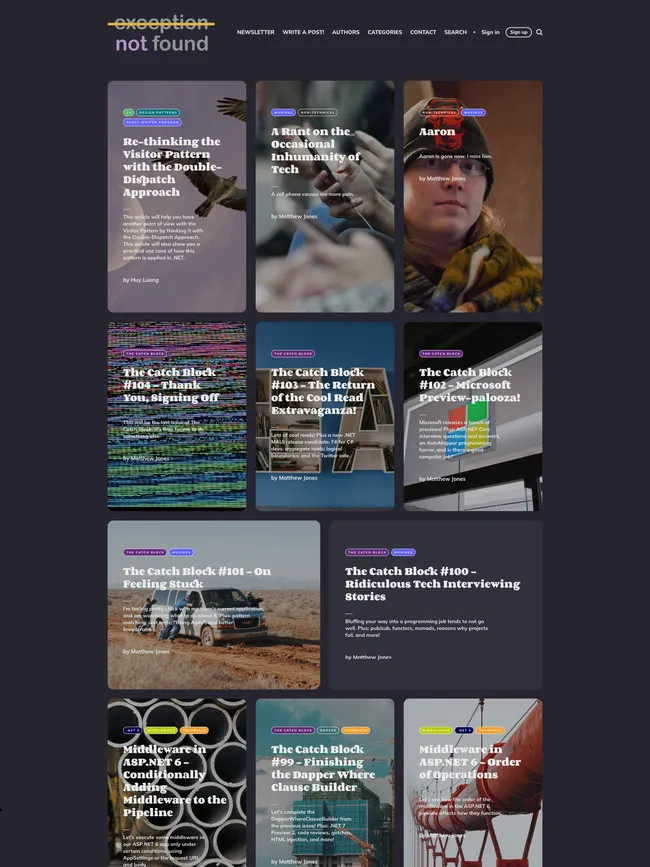 exceptionnotfound.net