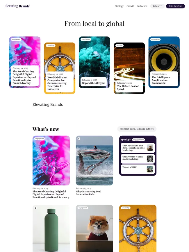 elevatingbrands.net