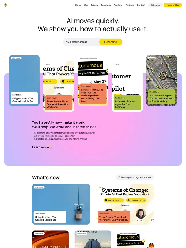 chipp.ai — site built with Eihei Ghost theme